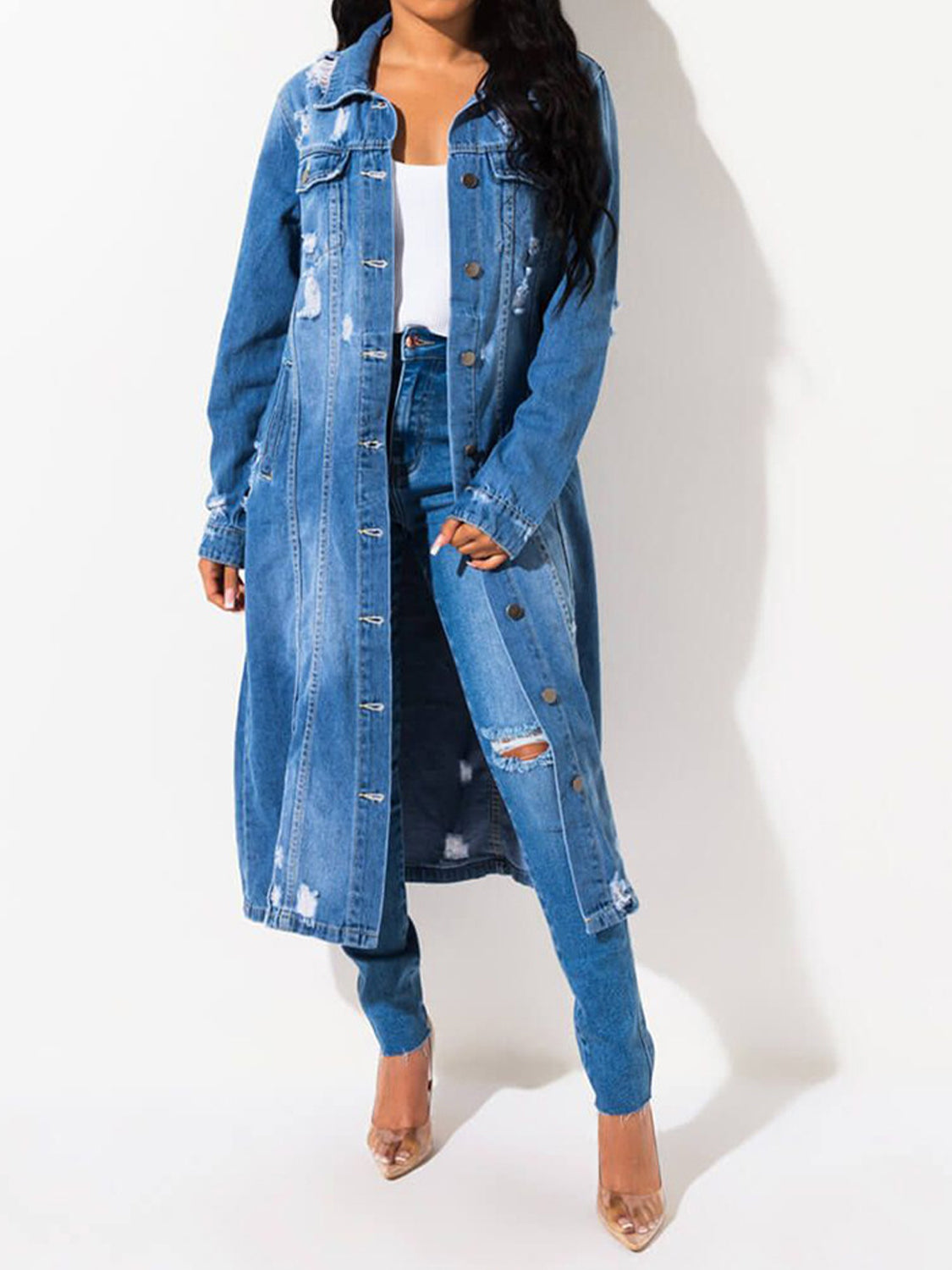 Full Length Denim Jacket