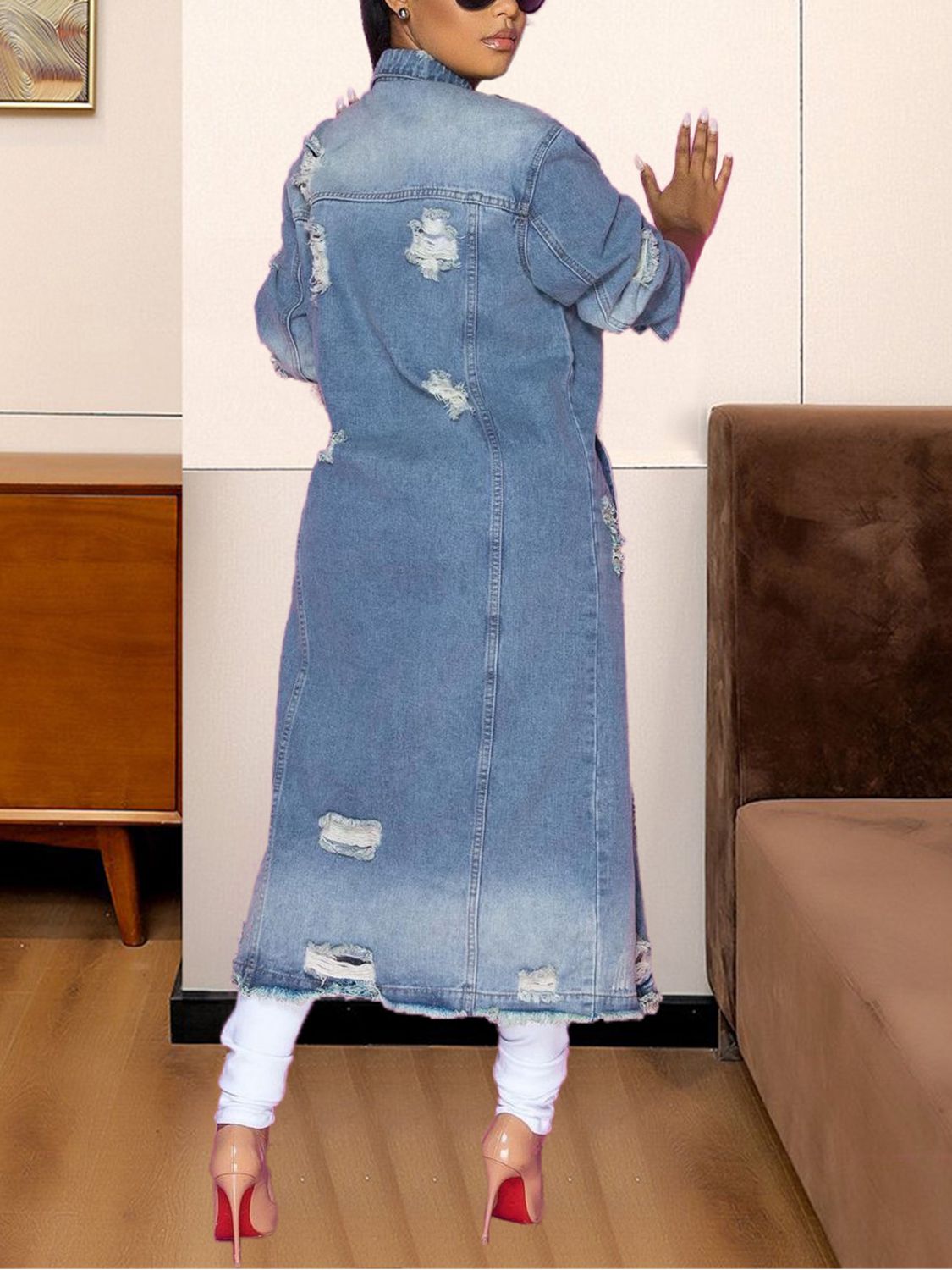 Full Length Denim Jacket