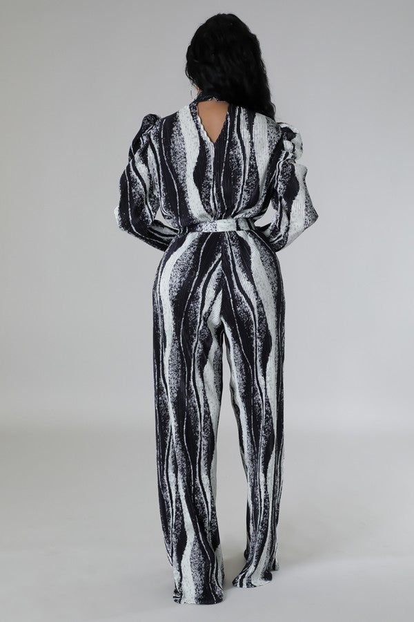 Polished Non-stretch Two-piece Set